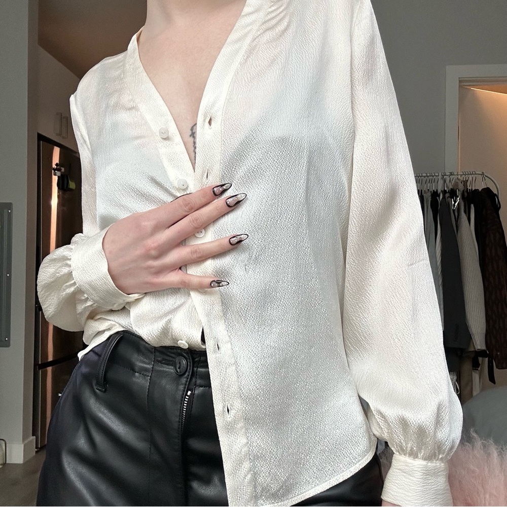 Hammered Silk Top